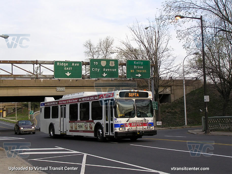 SEPTA 5422
Keywords: SEPTA Bus;New Flyer D40LF