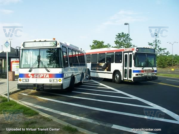 SEPTA 4506 and 7242
June 15th 2005
Keywords: SEPTA Bus;Eldorado;SEPTA Bus;Neoplan AN460