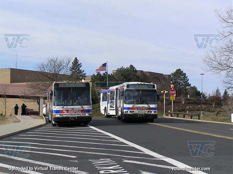 SEPTA 5204 and 7211
Keywords: SEPTA Bus;NABI 416;SEPTA Bus;Neoplan AN460