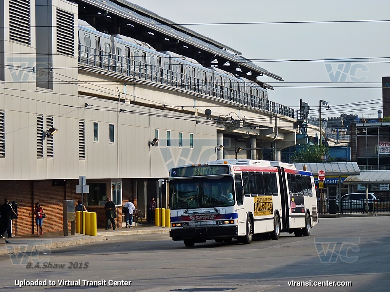 SEPTA 7116 on Route 14
Route 14 to Frankford Transit Center
