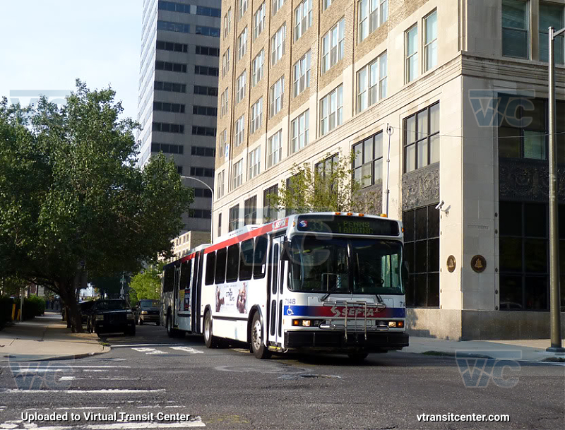 SEPTA 7148 on Route 33
Route 33 to Penn's Landing
