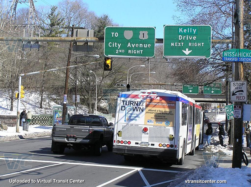 SEPTA 7158
Rear view

