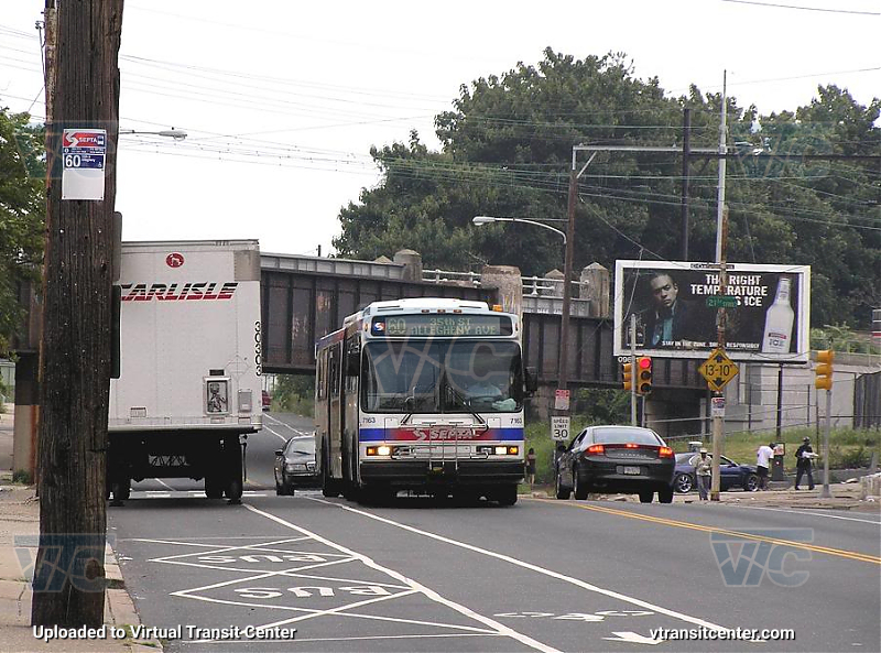 SEPTA 7163 on Route 60
Route 60 to 35th-Allegheny
