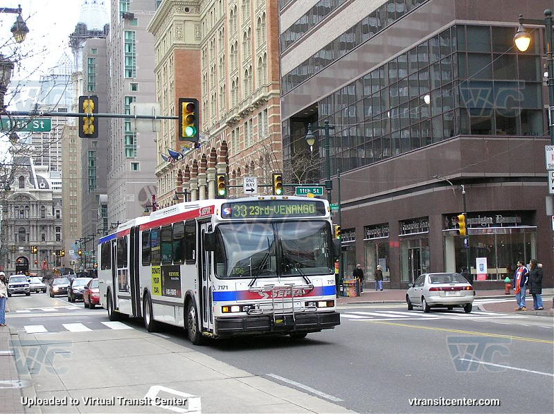 SEPTA 7171 on Route 33
Route 33 to 23rd-Venango
