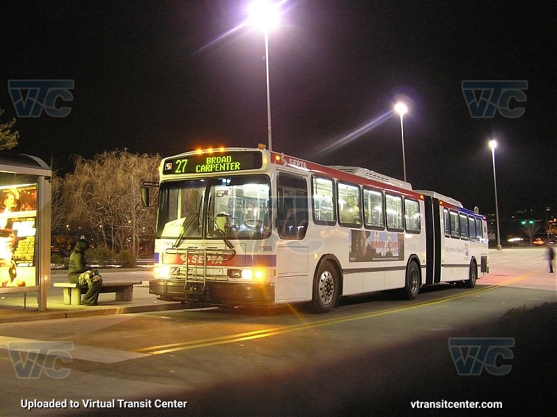 SEPTA 7186 on Route 27
Route 27 to Broad-Carpenter
