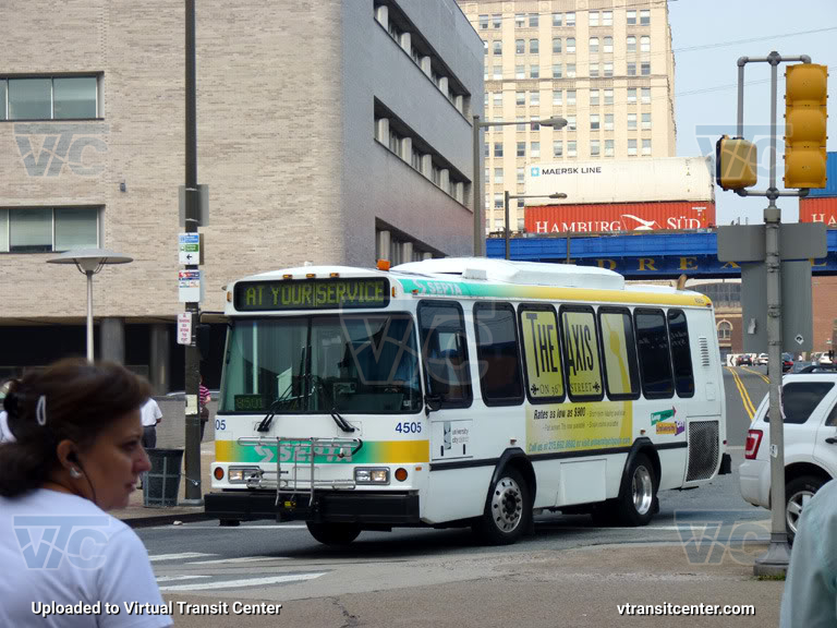 SEPTA 4505 - LUCY
"At Your Service"
LUCY Livery
August 11th 2010
Keywords: SEPTA Bus;Eldorado