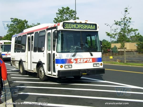 SEPTA 4506 on Route 310
Route 310 Horsham Breeze
June 7th 2005
Keywords: SEPTA Bus;Eldorado