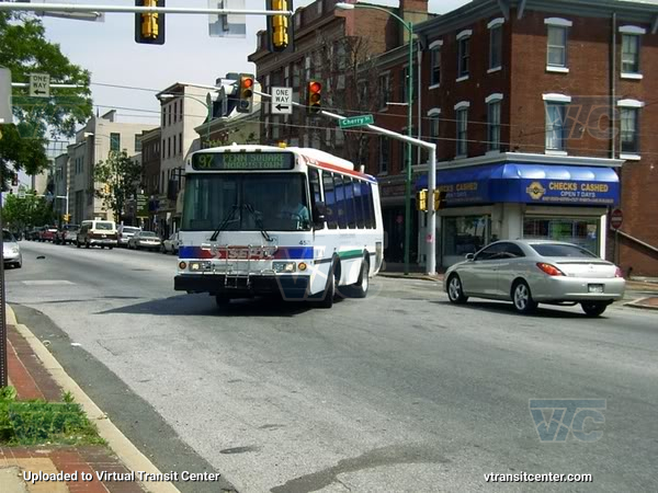 SEPTA 4575 on Route 97
Route 97 Penn Square Norristown
June 2nd, 2005
Keywords: SEPTA Bus;Eldorado