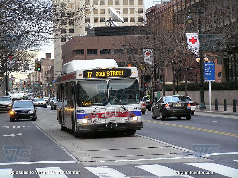 SEPTA 5610H on Route 17
Keywords: SEPTA Bus;DE40LF;1st