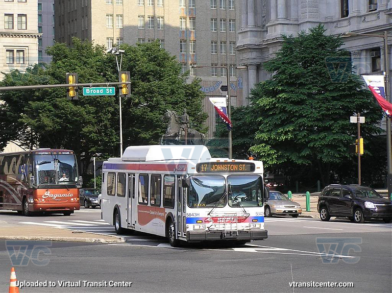 SEPTA 5843H on Route 17
Route 17 to 20th Street and Johnston Street
Keywords: SEPTA Bus;DE40LF;1st