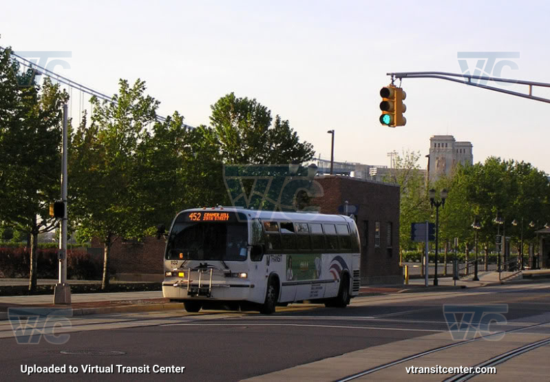 NJ Transit 1132 on Route 452
Route 452 to Cramer Hill - 29th Street


