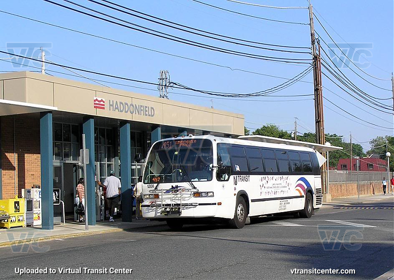 NJ Transit 1208 on Route 451
Route 451 to Lindenwold PATCO
