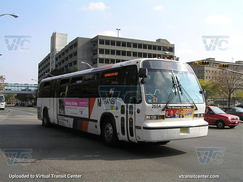 NJ Transit 2654
Route 1 to Newark, Ivy Hill
