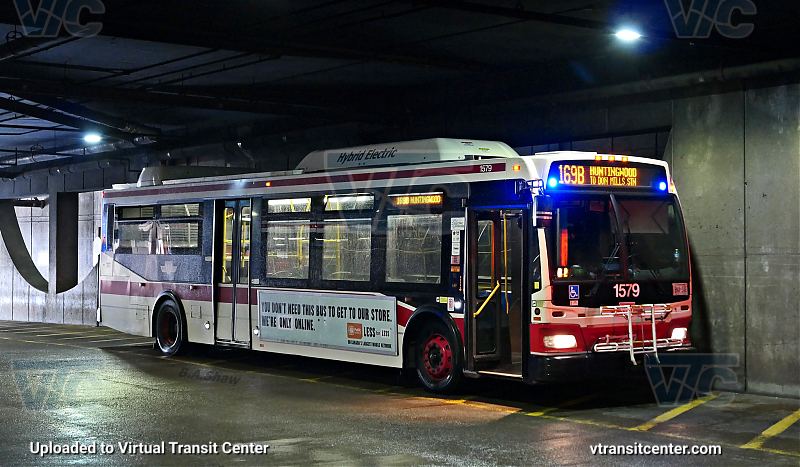 Toronto Transit Commission 1579 on Route 169B
Route 169B Huntingwood to Don Mills Station
June 26th 2017
Keywords: TTC Bus;Orion VII NG