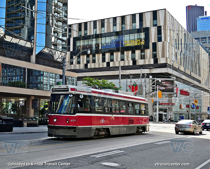 Toronto Transit Commission LRV 4171 on Route 505
Route 505 Broadview Station via Dundas
