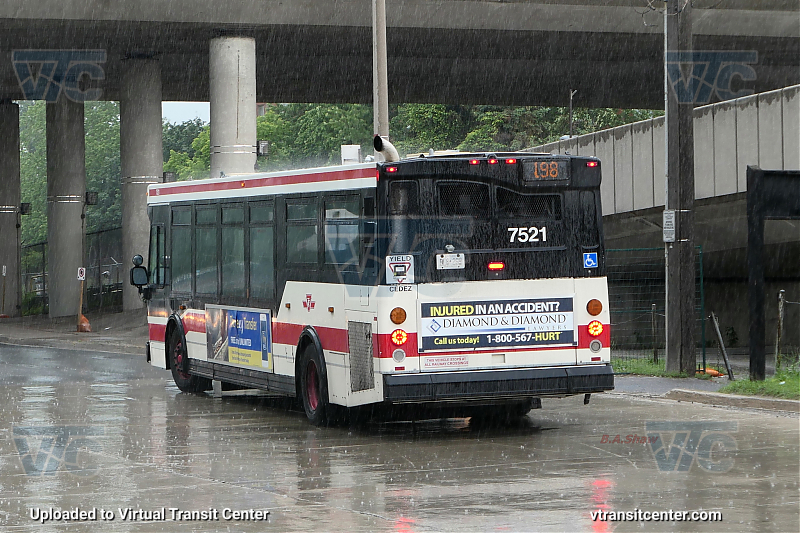 Toronto Transit Commission 7521
Rear View
Keywords: TTC Bus;Orion VII OG