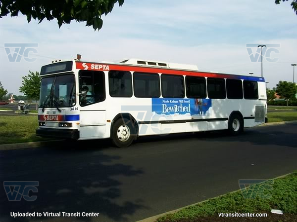 SEPTA Neoplan 3414
3414 was the one Neoplan AN440 repowered by a Detroit Diesel Series 50 engine. As a result of the larger engine, the back row of seats were moved forward a bit
Keywords: SEPTA;Neoplan AN440