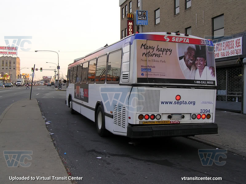 SEPTA Neoplan 3394 on Route 8
Route 8 Express to Frankford Terminal
Rear view
Keywords: SEPTA;Neoplan AN440