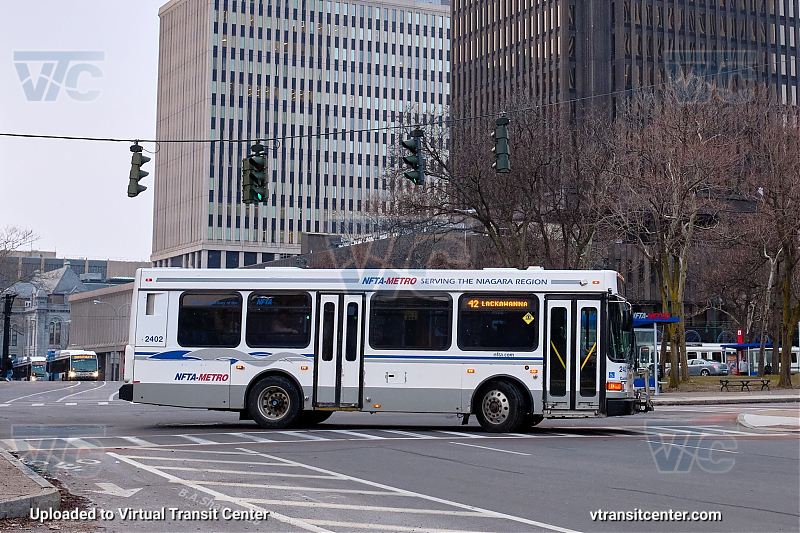 NFTA Metro Bus 2402
Route 42 to Lackawana
February 1st 2020
