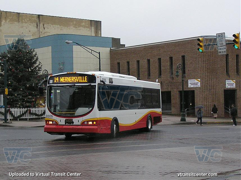 BARTA 0305 on Route 14
Route 14 Wernersville
December 29th 2005
