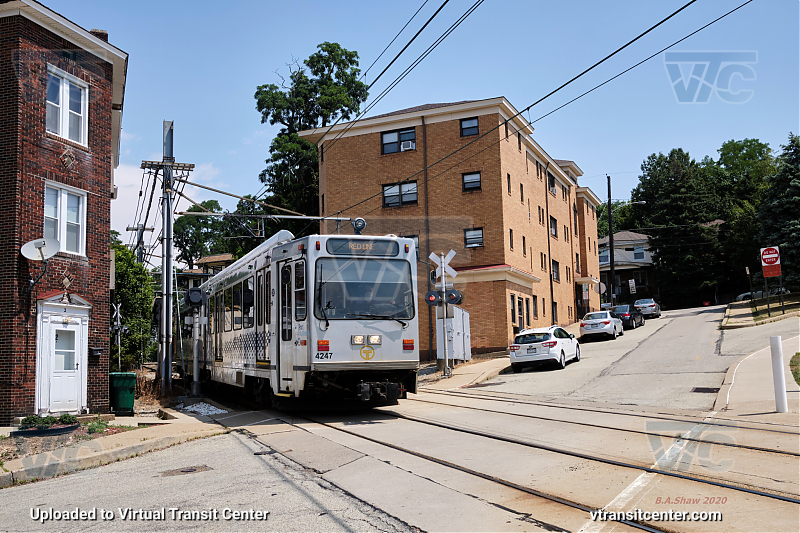 Pittsburgh Regional Transit LRV 4247
Red Line
July 21st 2020
