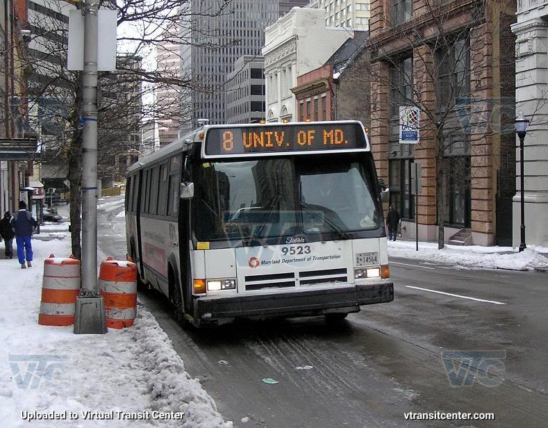 MTA Maryland 9523 on Route 8
Route 8 to University of Maryland
