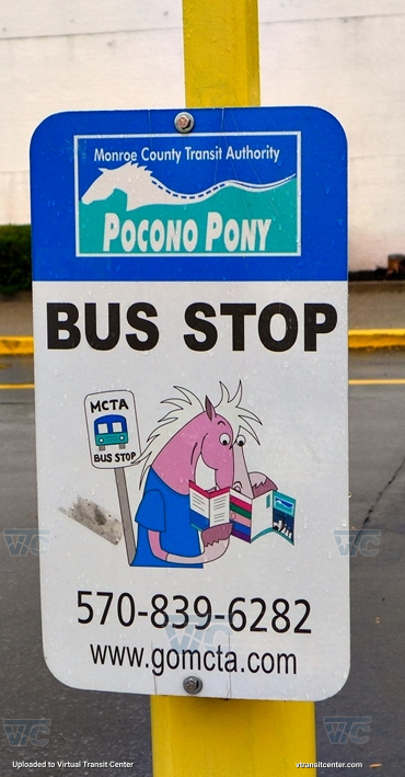 Pocono Pony Bus Stop
Keywords: Pocono Pony;MCTA