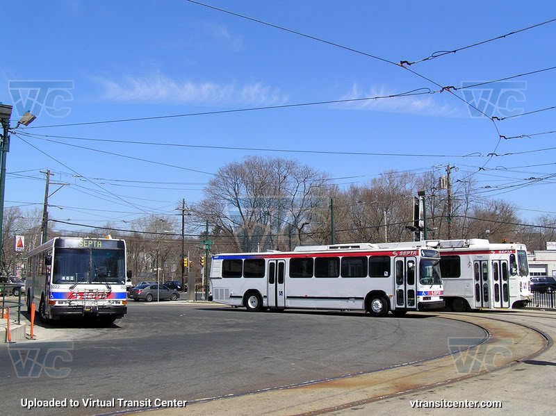 SEPTA 5023, Neoplan 3427, and Trolley K-Car 9098
Keywords: SEPTA Bus;Neoplan AN440;SEPTA Bus;NABI 416