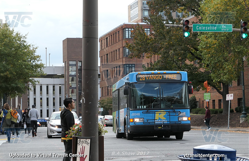 Montgomery County Ride-On 5046 on Route 28
Route 28 to Vango - Free
