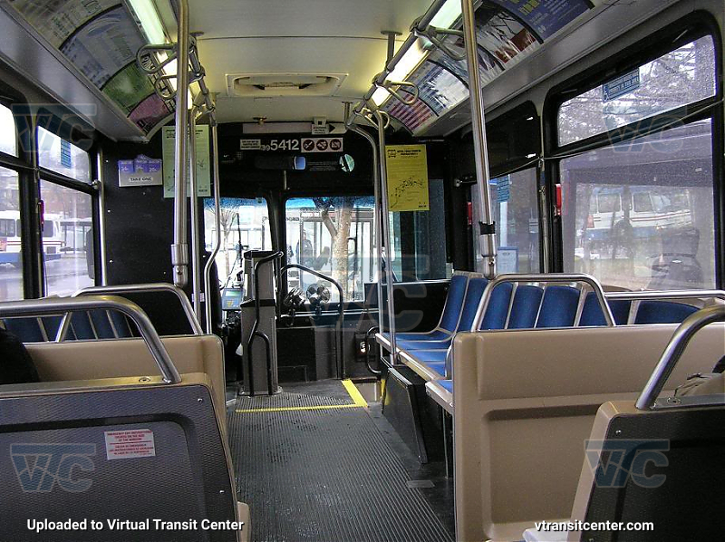 Interior of Montgomery County Ride-On 5412
