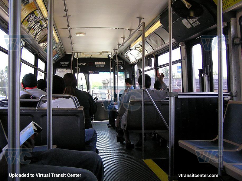 Interior of Montgomery County Ride-On 5546

