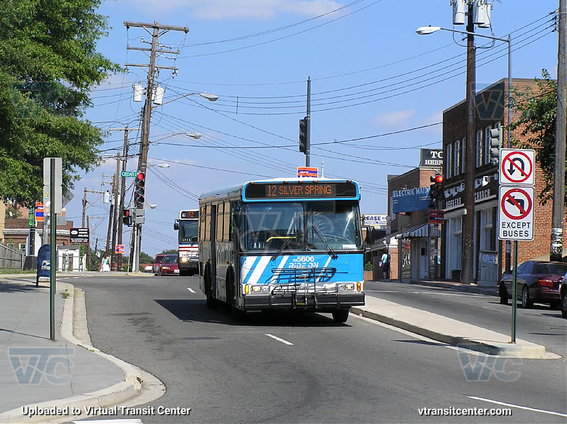 Montgomery County Ride-On 5606 on Route 12
Route 12 to Silver Spring
