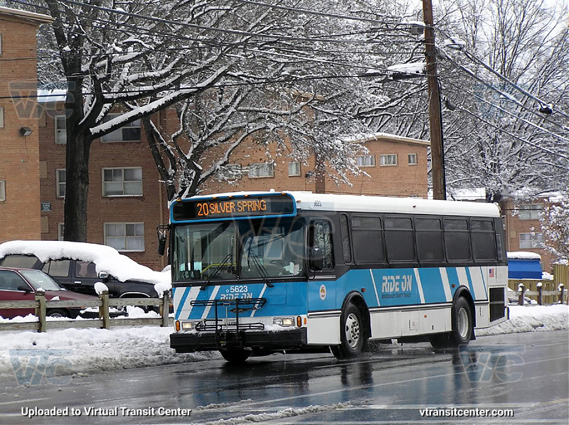 Montgomery County Ride-On 5623 on Route 20
Route 20 to SIlver Spring
