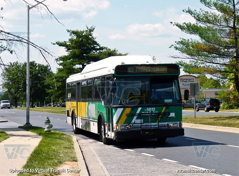 Montgomery County Ride-On 5812 on Route 61
Route 61 Trans Center
