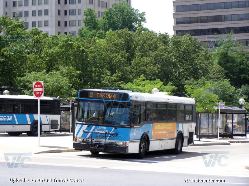 Montgomery County Ride-On 5620 on Route 12
Route 12 to Takoma
