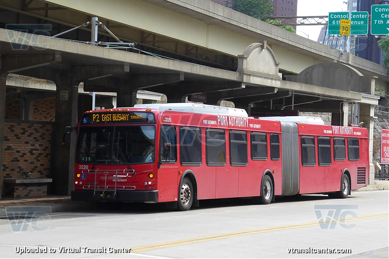 Pittsburgh Regional Transit 3226 on Route P2
Route P2 East Busway Short
August 26th 2013
