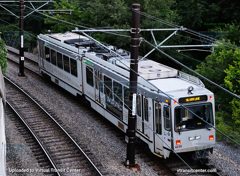 Pittsburgh Regional Transit LRV 4230 on the Silver Line
August 8th, 2020
