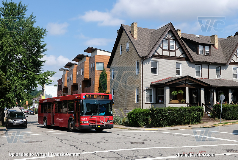 Pittsburgh Regional Transit 6259 on Route 71
Route 71A Negley
August 4th, 2020
