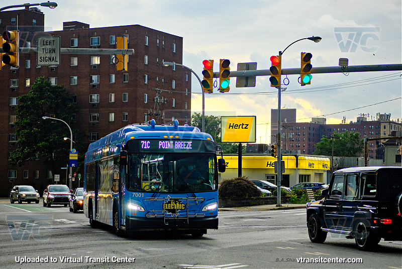 Pittsburgh Regional Transit 7001 on Route 71C
