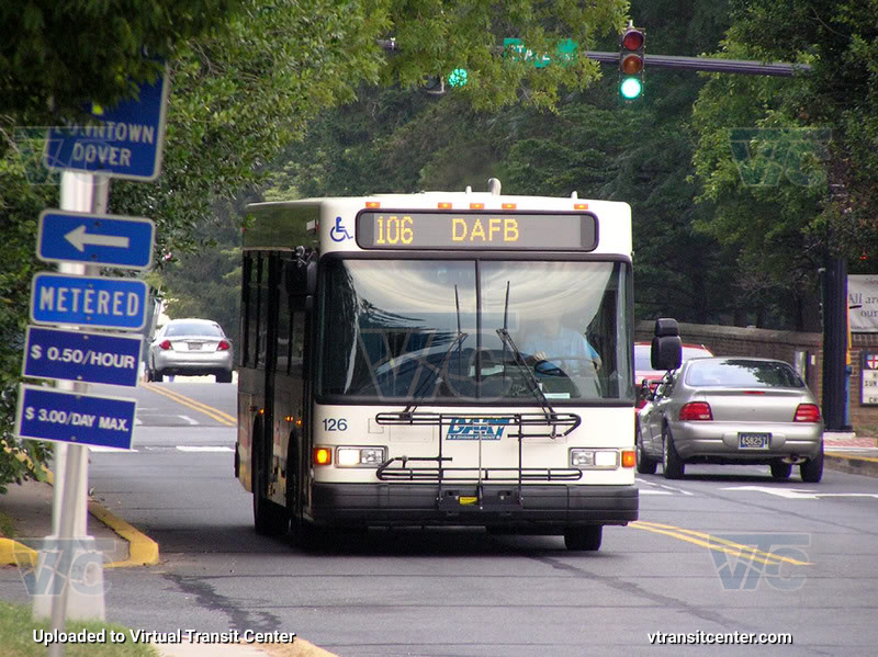 DART First State 126 on Route 106
Route 106 DAFB
