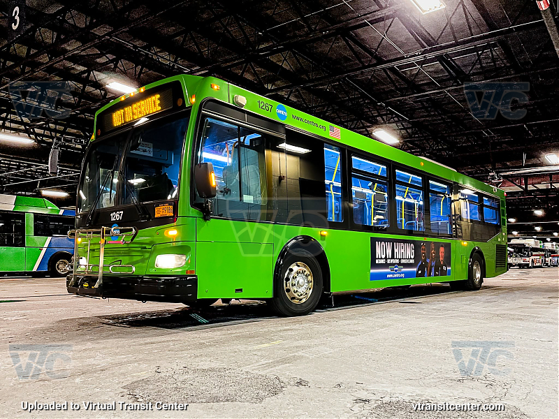 CENTRO 1267
 1267 is 2010 OBI Orion VII EPA10 (07.501) buses built in 2009. These were originally built as Orion demonstrator buses. In 2012, they were purchased by Centro.
