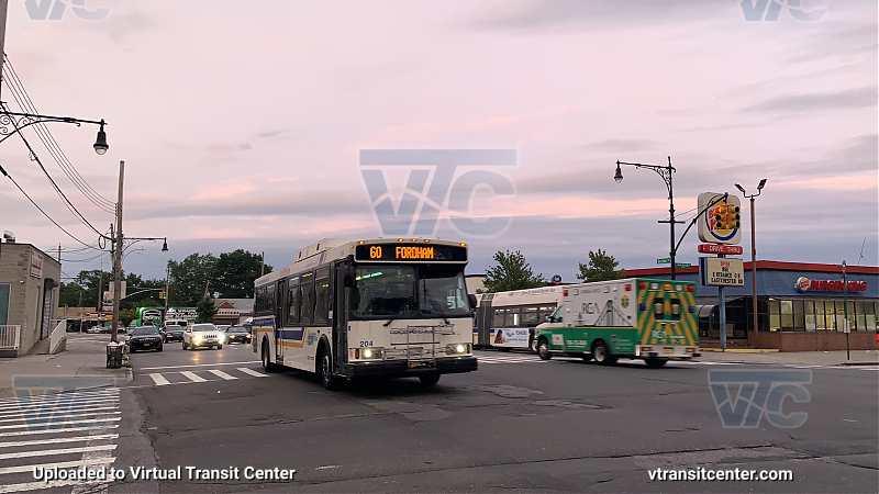 Westchester Bee-Line 204 on Route 60
Route 60 to Fordham
