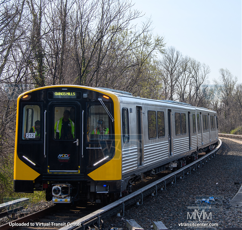 MTA Maryland Metro 211
Operator Training, Owings Mills Bound
