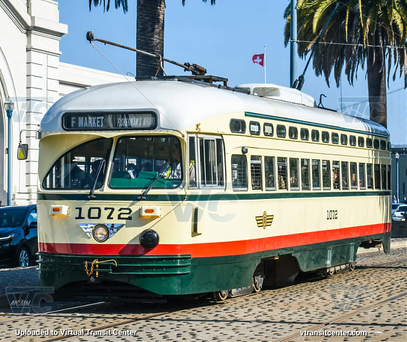 SF MUNI PCC 1072 on the F Line
Ex-NJ Transit 20
F Line - Market - To Fisherman's Wharf

