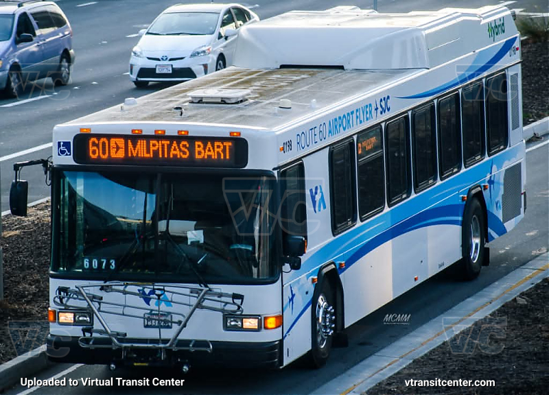 Santa Clara VTA 0198 on Route 60
Route 60 Airport Flyer to Milpitas BART

