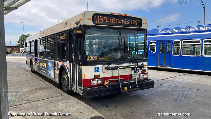 Chicago Transit Authority 1142 on Route 119
Route 119 to 119/Western
